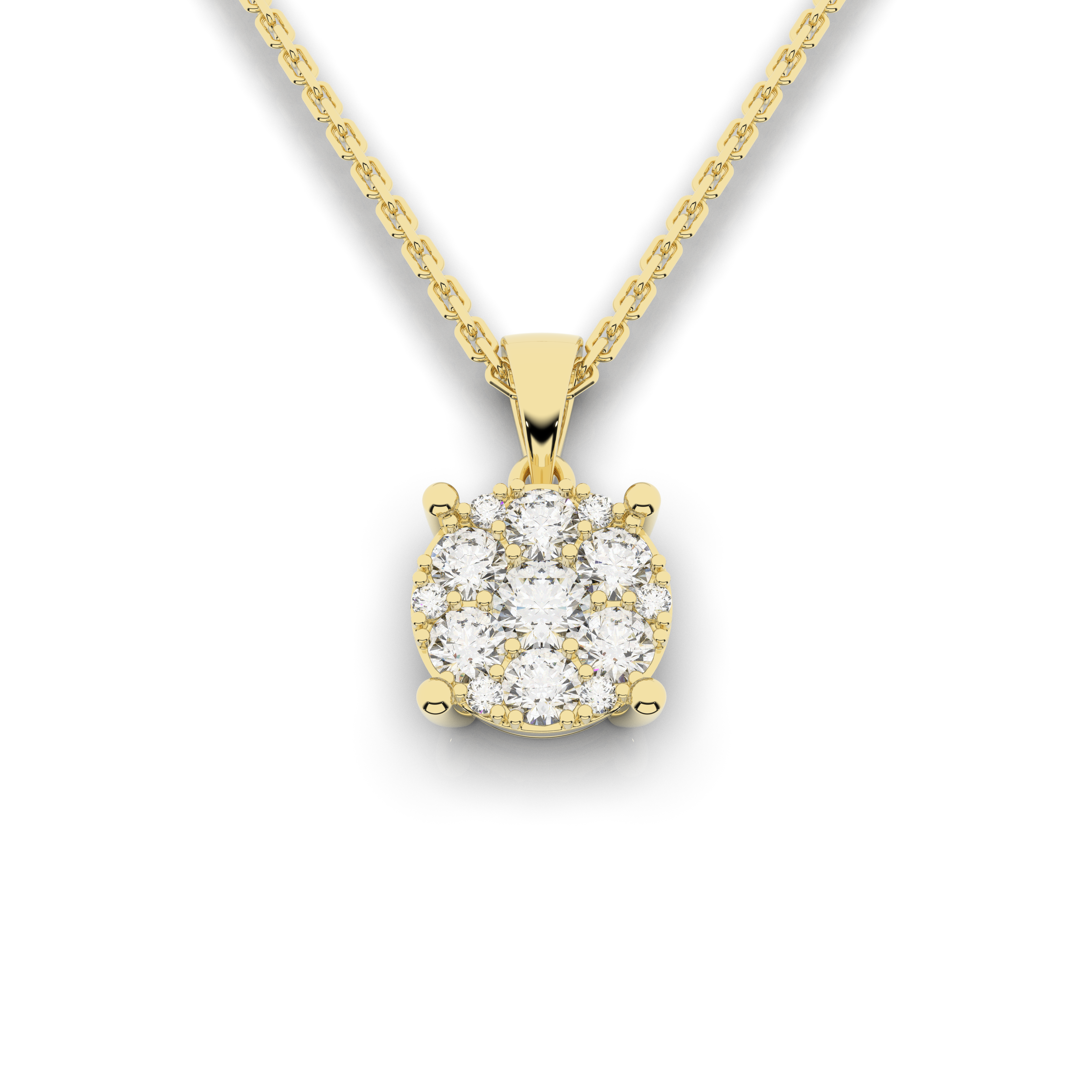 Cove Marquise Pendant 0.57 Carat Natural Diamonds 18 Karat Gold
