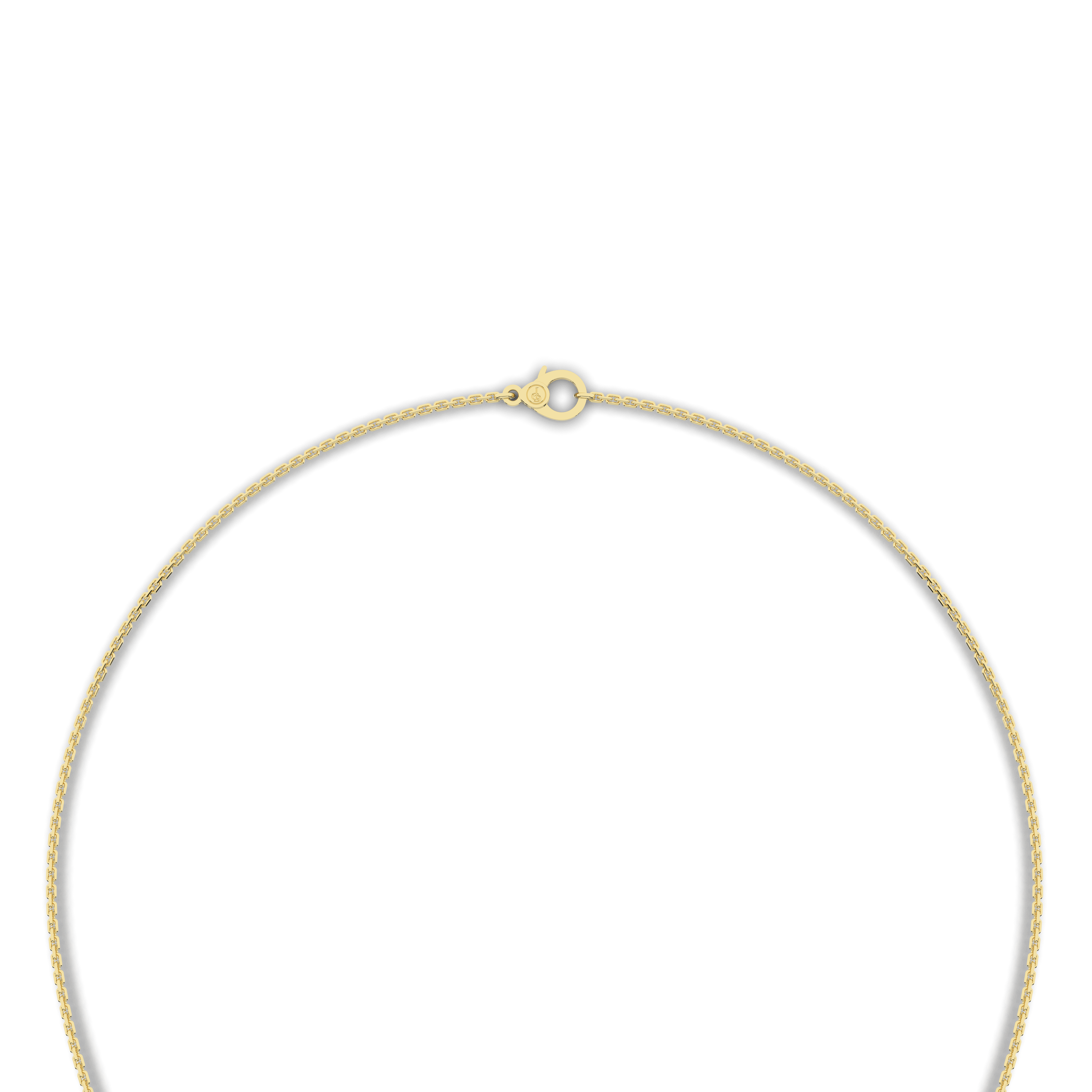 Elix Round Pendant 0.30 Carat Natural Diamond 18 Karat Gold