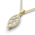 Cove Marquise Pendant 0.52 Carat Natural Diamonds 18 Karat Gold