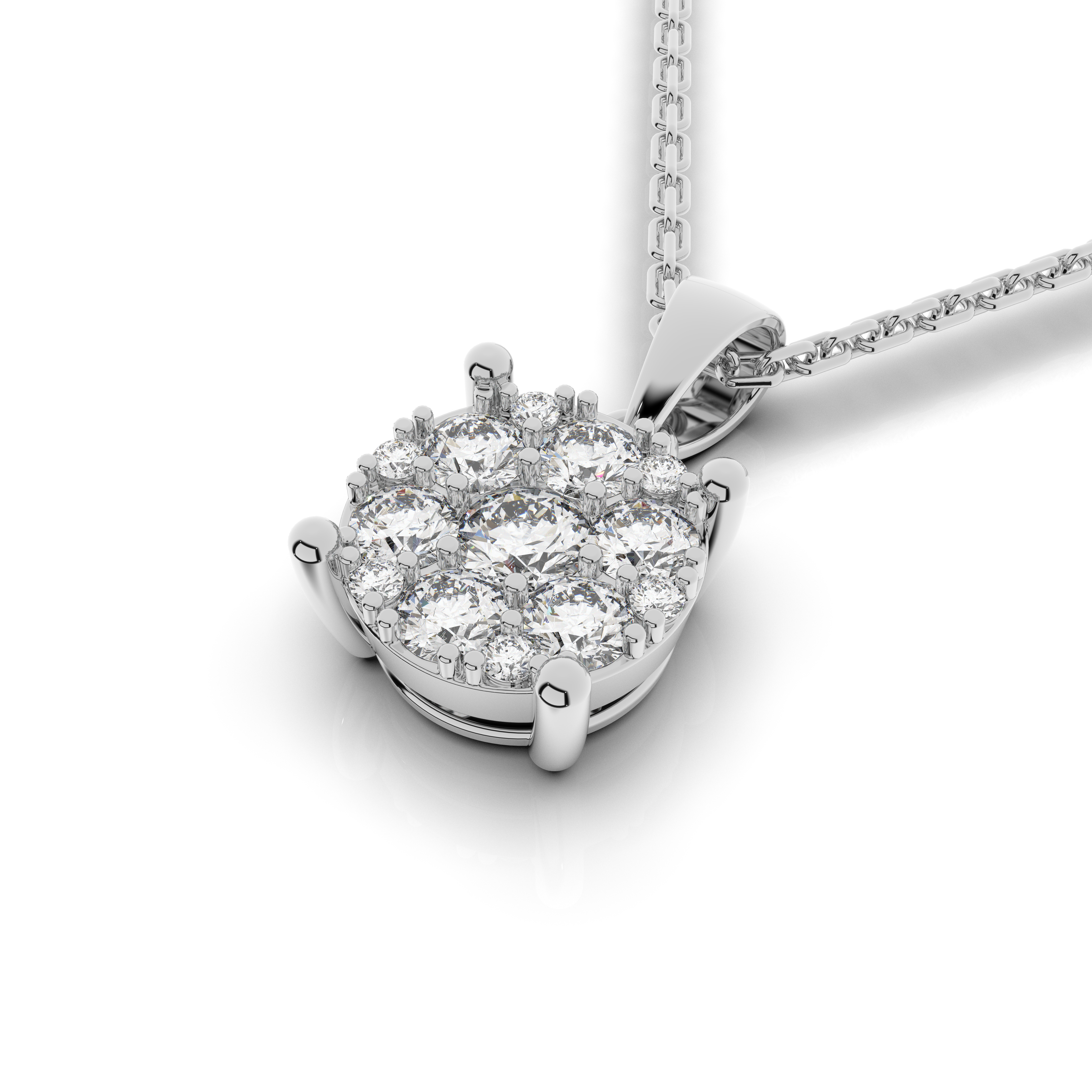 Cove Marquise Pendant 0.57 Carat Natural Diamonds 18 Karat Gold