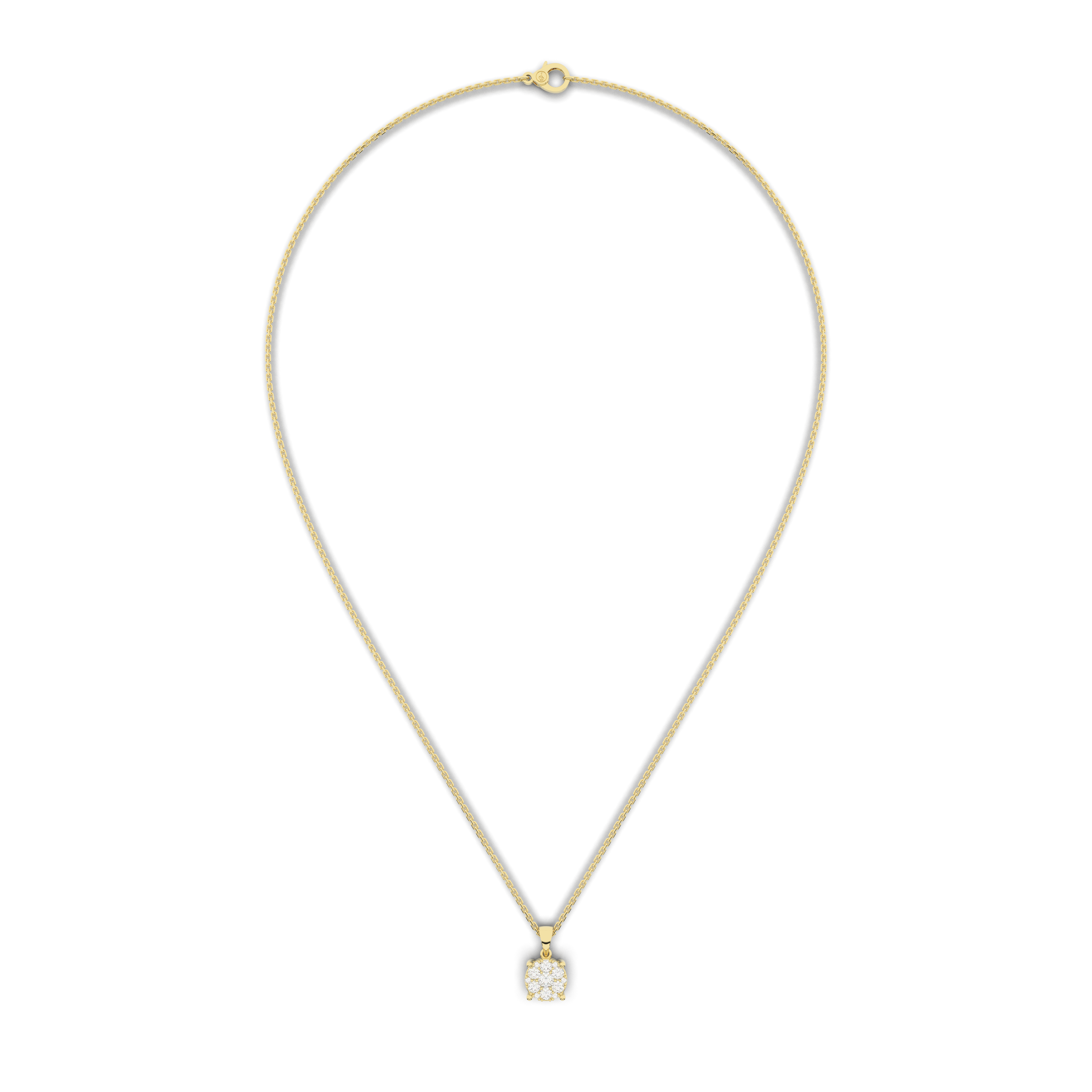 Cove Marquise Pendant 0.57 Carat Natural Diamonds 18 Karat Gold