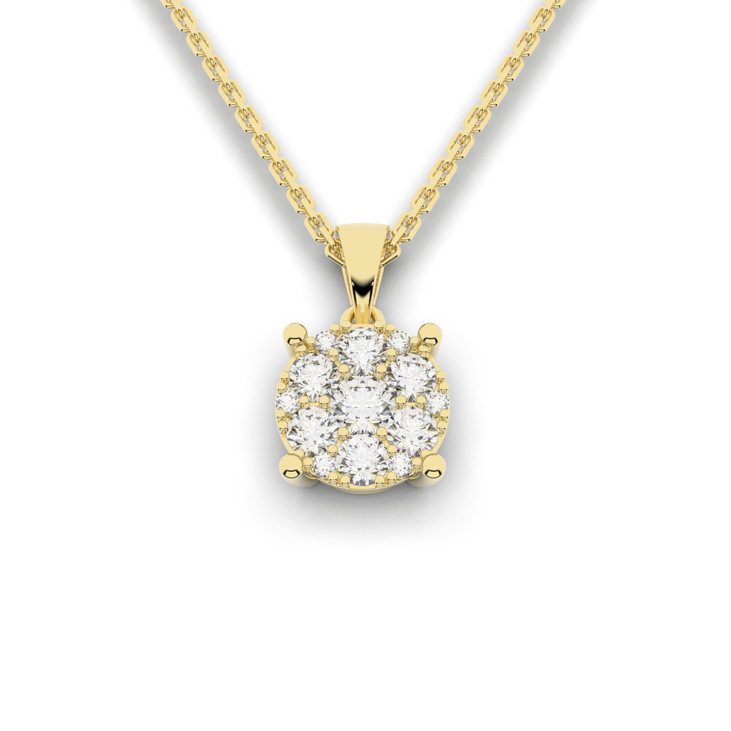 Cove Marquise Pendant 0.57 Carat Natural Diamonds 18 Karat Gold