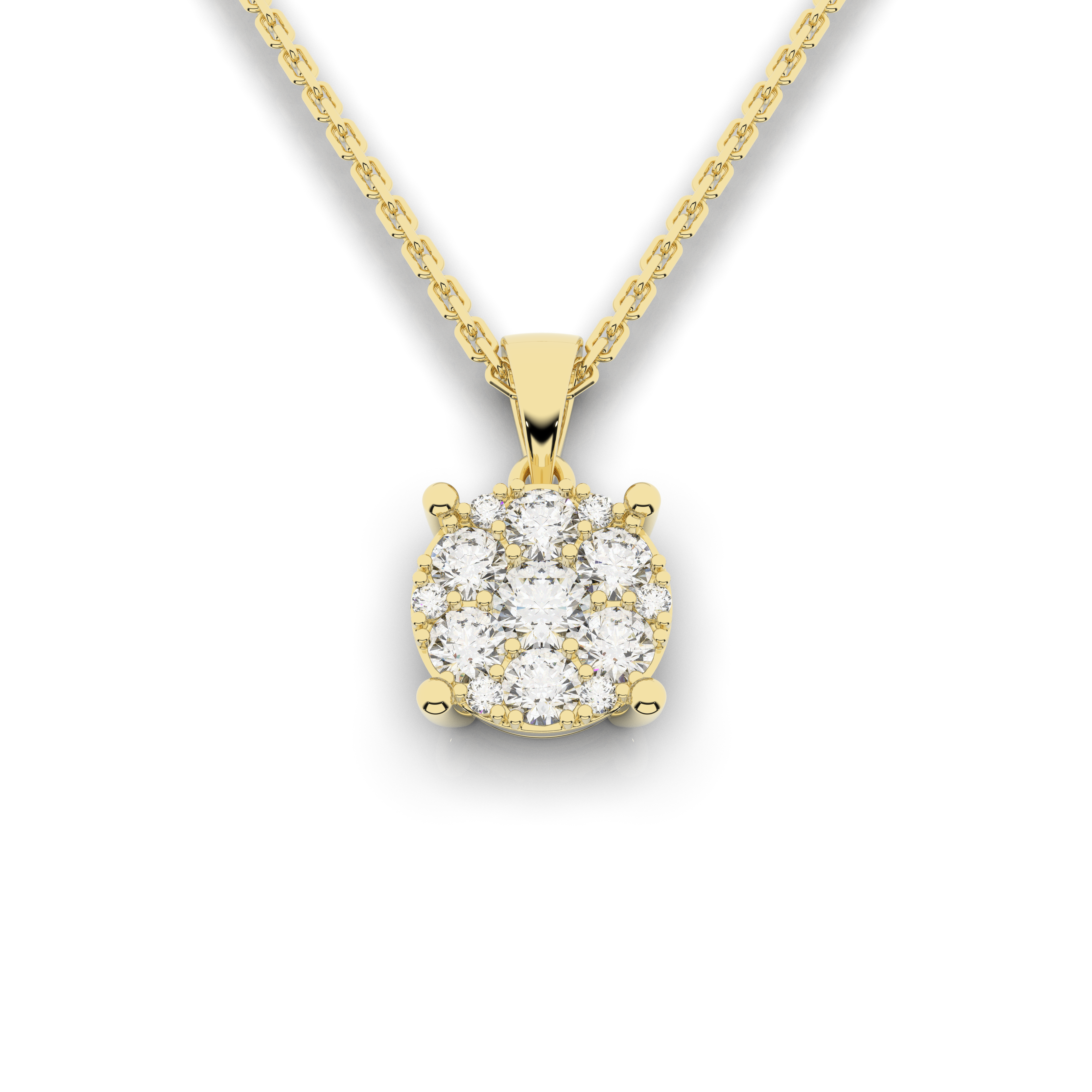 Cove Marquise Pendant 0.57 Carat Natural Diamonds 18 Karat Gold