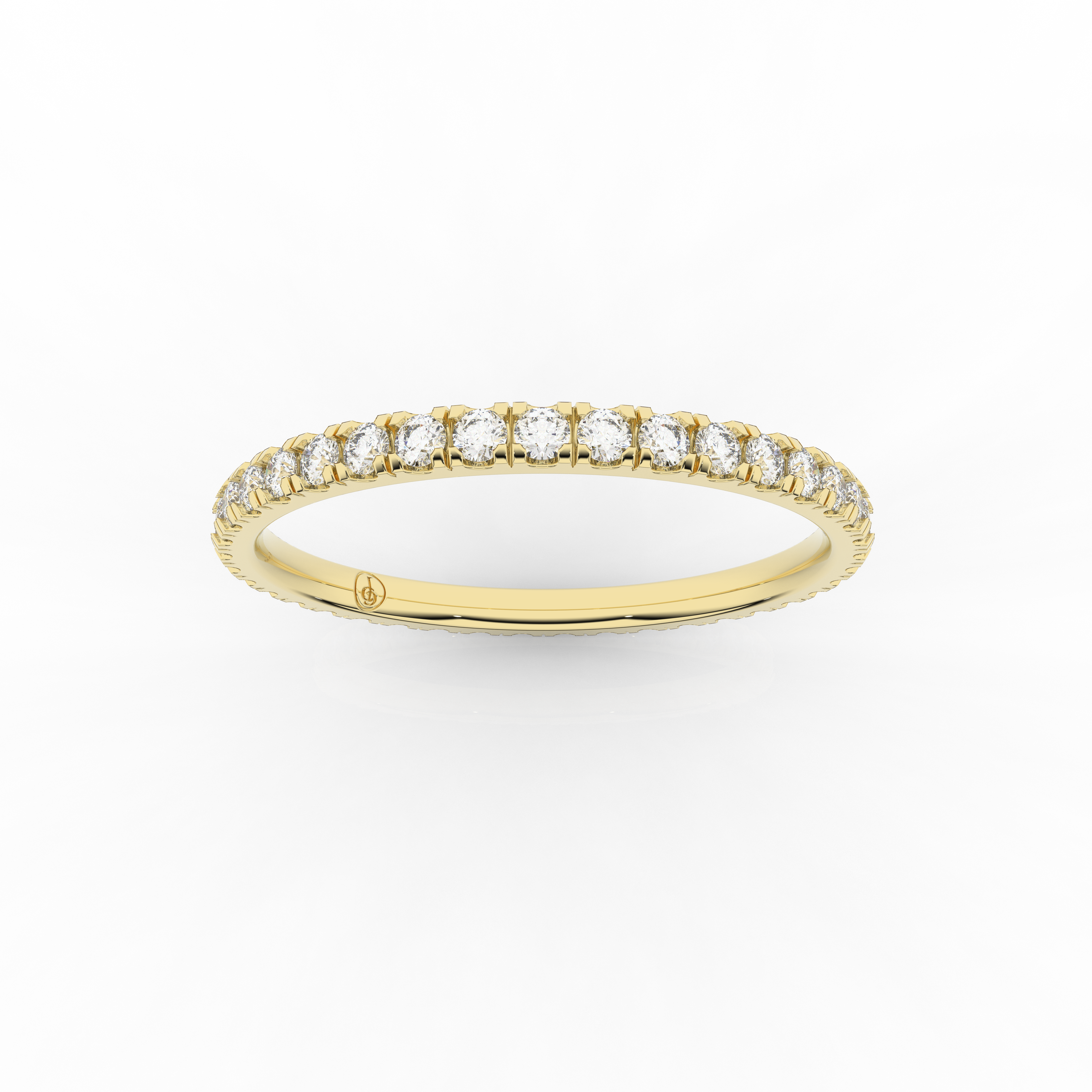 Orris Full Eternity Ring 0.34 Carat Natural Diamond 18 Karat Gold