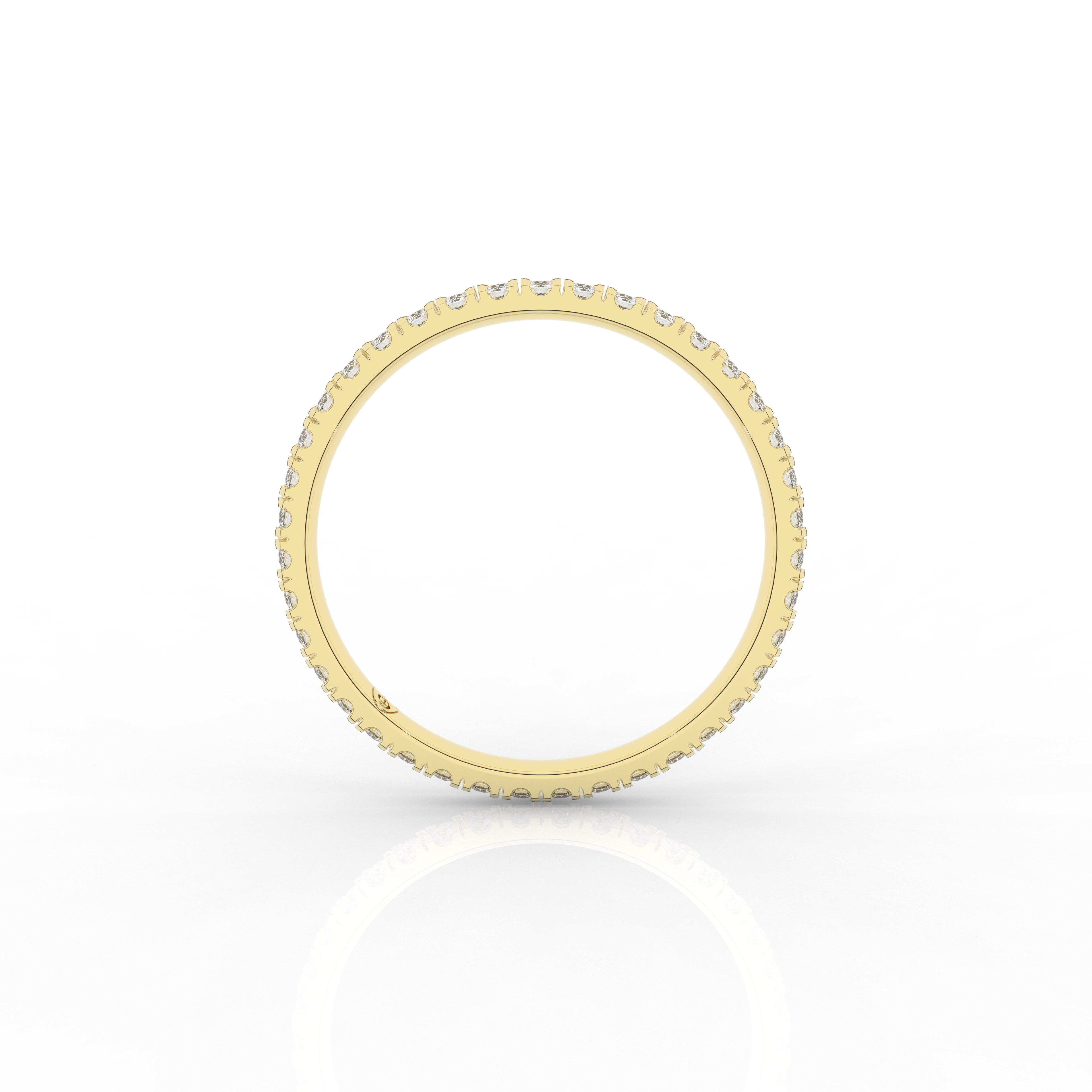 Orris Full Eternity Ring 0.34 Carat Natural Diamond 18 Karat Gold