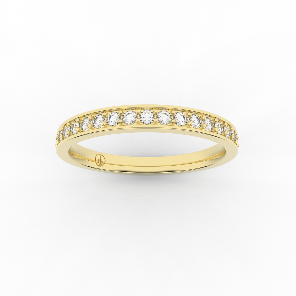 Mirage Full Eternity Ring 0.34 Carat Natural Diamond 18 Karat Gold