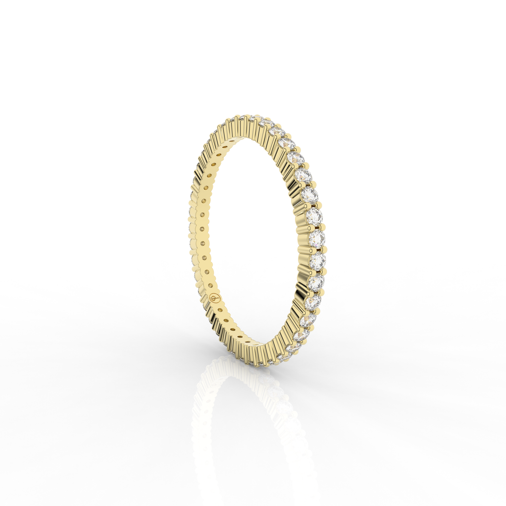 Vero Full Eternity Ring 0.35 Carat Natural Diamond 18 Karat Gold
