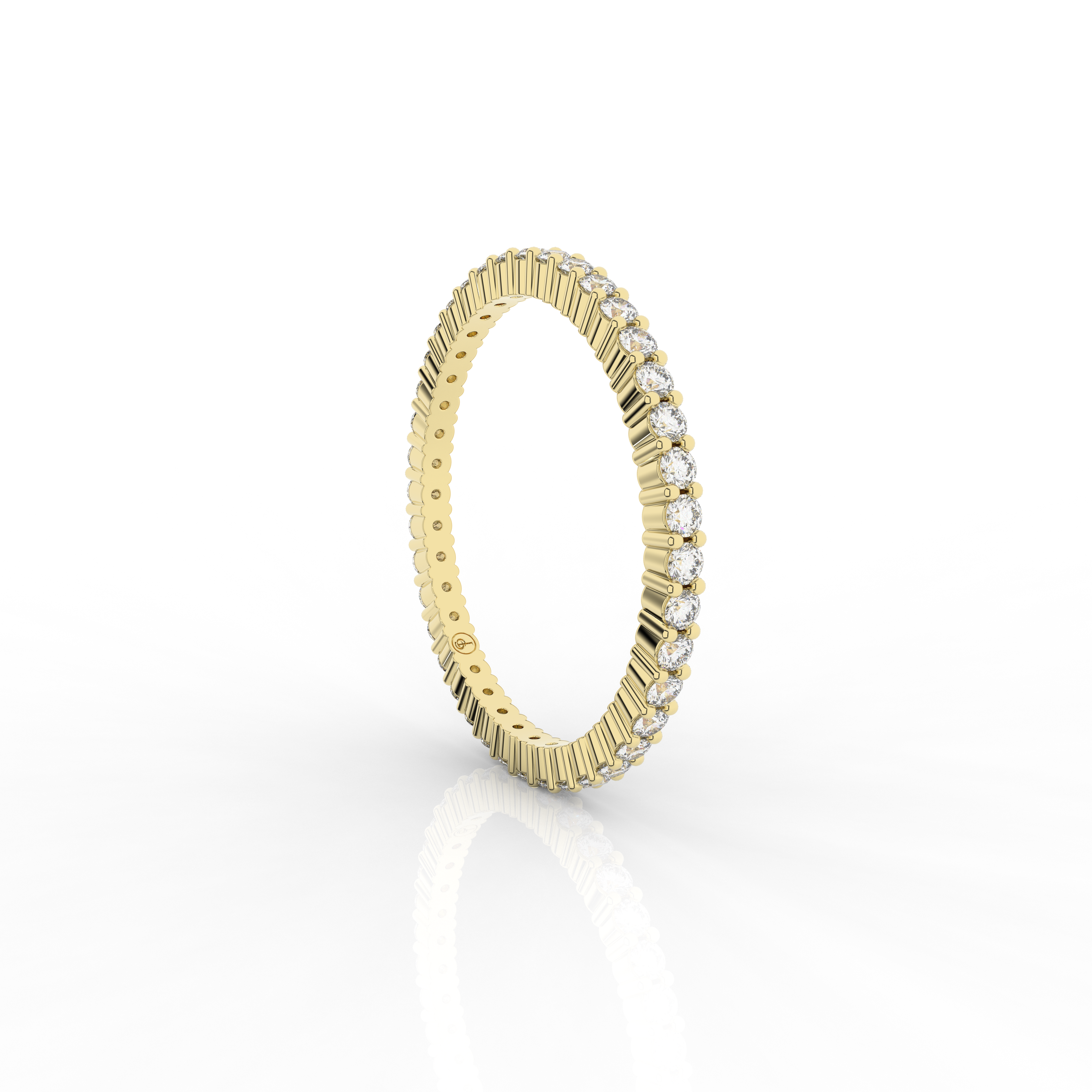 Vero Full Eternity Ring 0.35 Carat Natural Diamond 18 Karat Gold