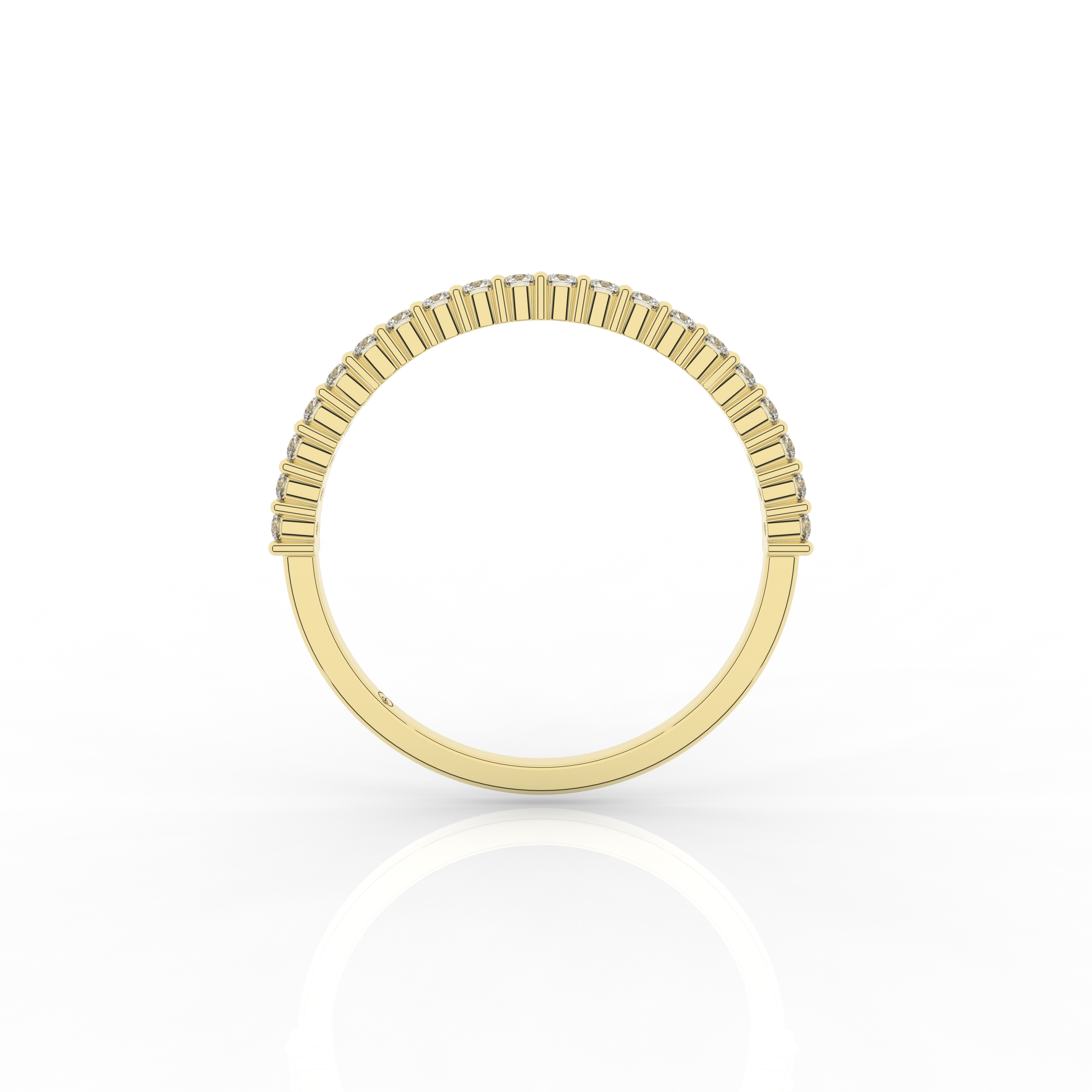 Vero Half Eternity Ring 0.18 Carat Natural Diamond 18 Karat Gold