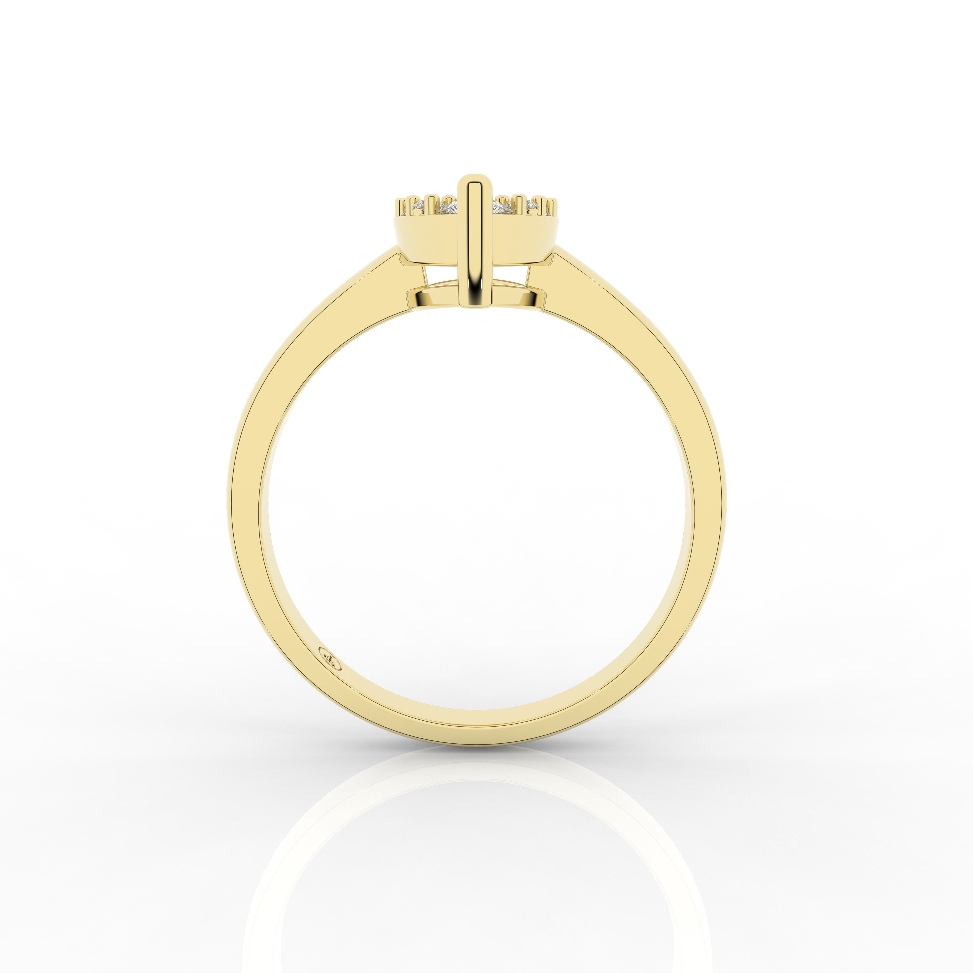 Cove Marquise Ring 0.55 Carat Natural Diamonds 18 Karat Gold